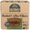 If You Care Basket Coffee Filter - 100 count per pack -- 12 packs per case