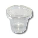 Responsible Products 1 Ounce Compostable Clear Portion Cup Lid Only -- 5000 per case