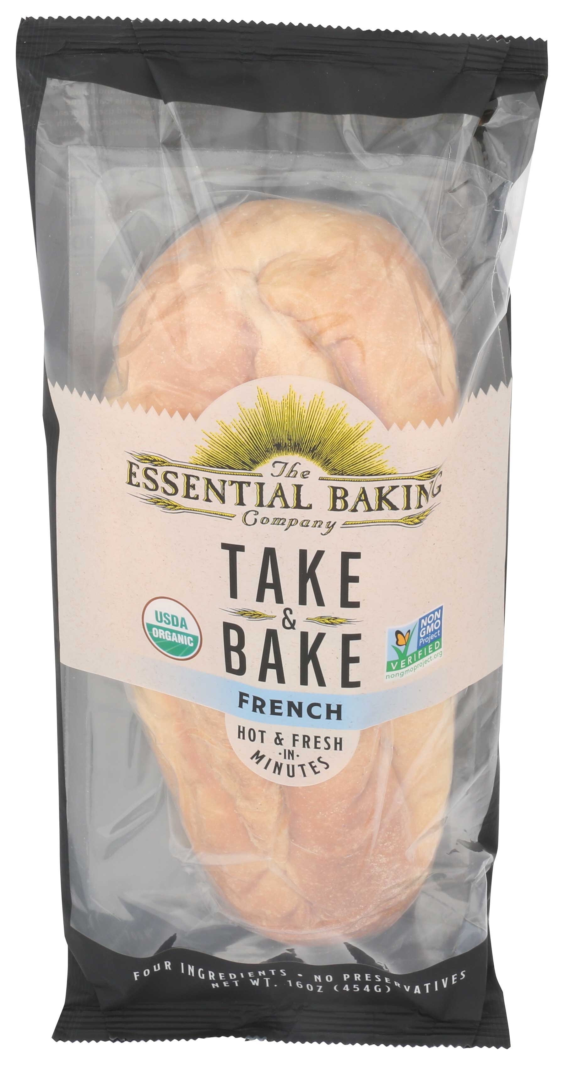 The Essential Baking Company Organic Take and Bake French Bread, 16 Ounce -- 16 per case