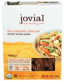 Jovial Organic Whole Grain Einkorn Fusilli Pasta, 12 Ounce -- 12 per case.