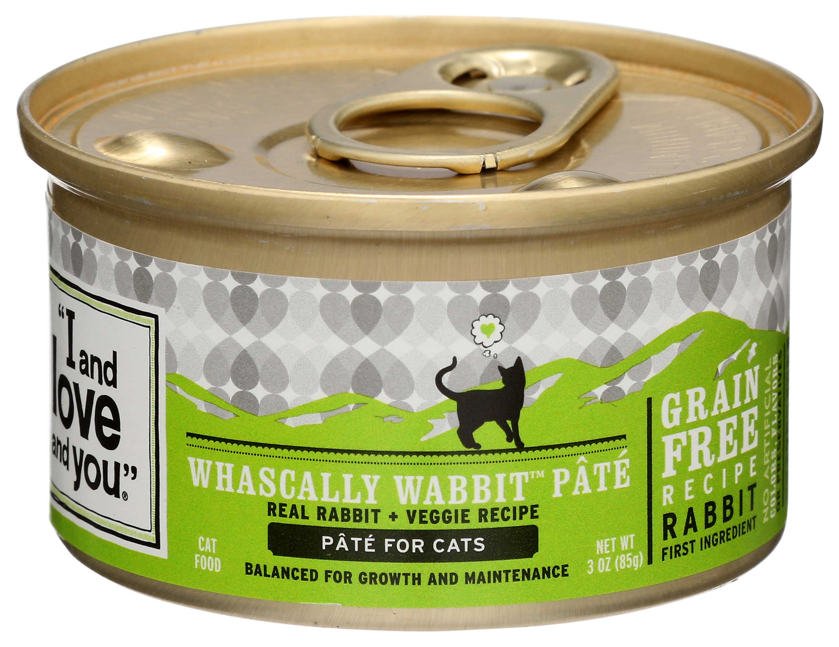 I and Love and You Whascally Wabbit Pate Cat Food, 3 Ounce Can -- 24 per case