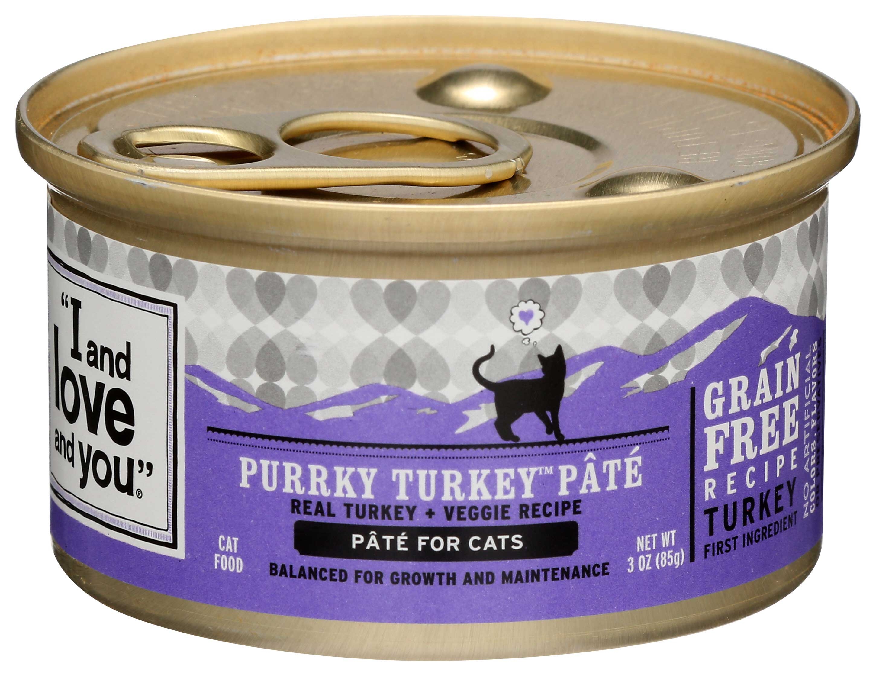 I and Love and You Purrky Turkey Pate Cat Food, 3 Ounce Can -- 24 per case