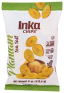 Inka Crops Roasted Plantain Chips, 4 Ounce -- 12 per case.