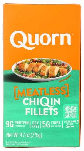 Quorn Foods Meat Free Naked Chicken Cutlet, 9.7 Ounce -- 12 per case.