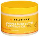 Alaffia Unscented Whipped Shea Butter and Coconut Oil, 4 Ounce