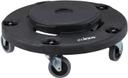 Winco Round Trash Can Dolly, 18 inch