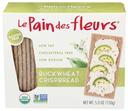Le Pain Des Fleurs Organic Buckwheat Crispbread, 4.41 Ounce -- 6 per case