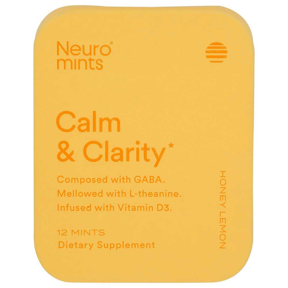 Neuro Mints Calm and Clarity Honey Lemon Mints, 12 count -- 12 packs per case
