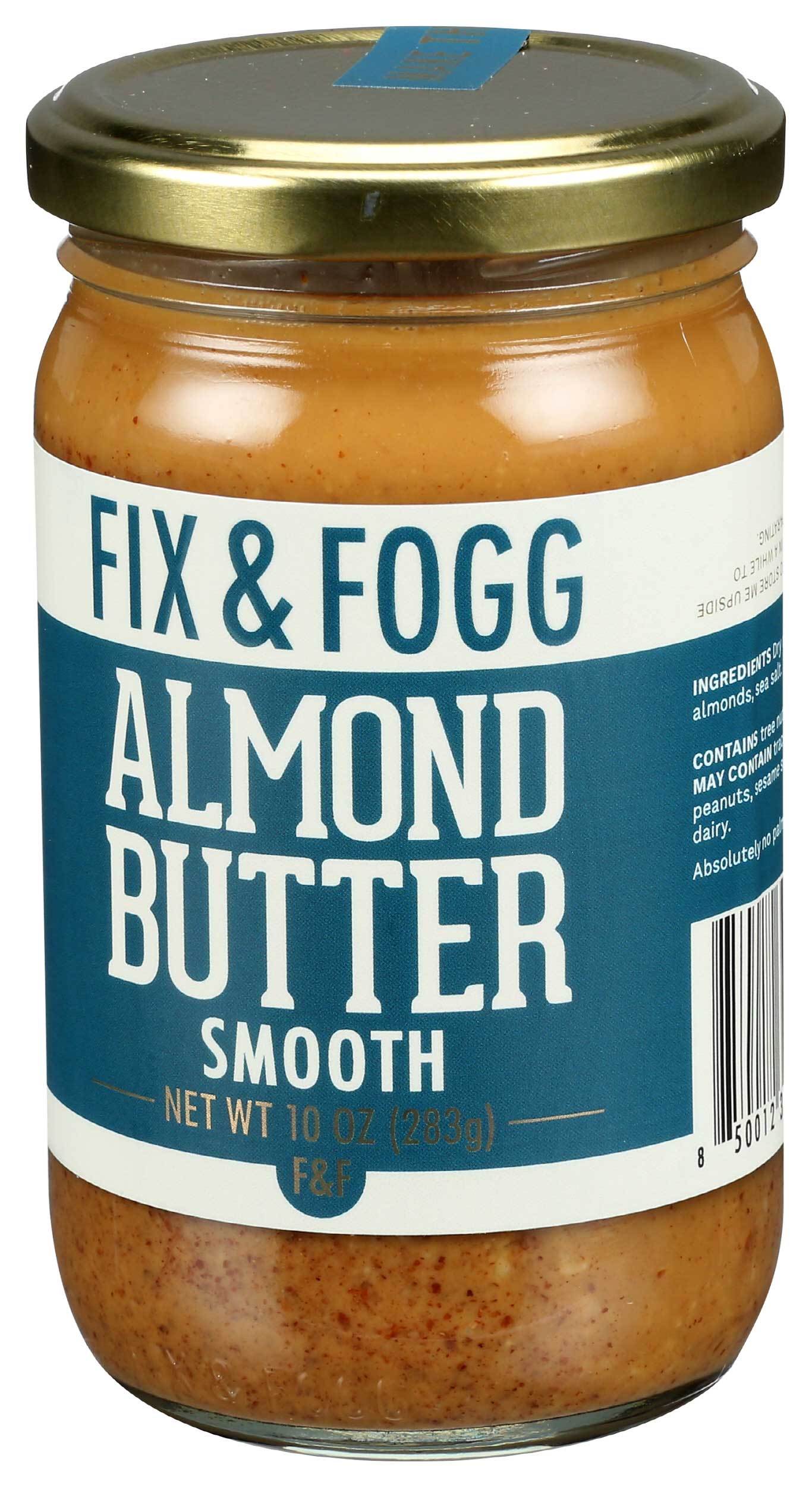 Fix and Fogg Smooth Almond Butter, 10 Ounce -- 6 per case