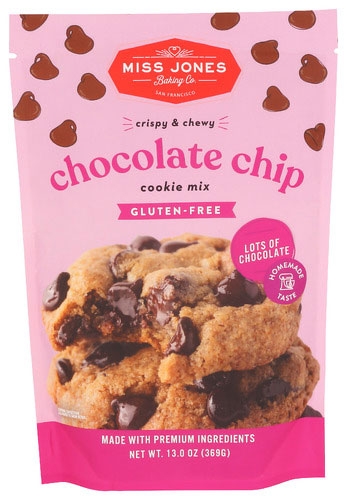 Miss Jones Gluten-Free Chocolate Chip Cookie Mix, 13 Ounce -- 6 per case