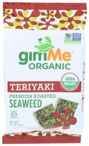 Gimme Organic Teriyaki Roasted Seaweed Snacks, 0.35 Ounce -- 12 per case.
