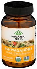 Organic India Ashwagandha Healthy Stress Response Vegetarian Capsule - 90 count per pack