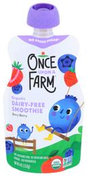 Once Upon A Farm Organic Berry Berry Swirl Smoothie, 4 Ounce -- 8 per case