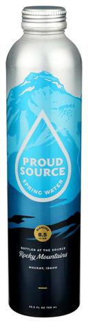 Proud Source Rocky Mountain Spring Water, 25.36 Fluid Ounce -- 12 per case