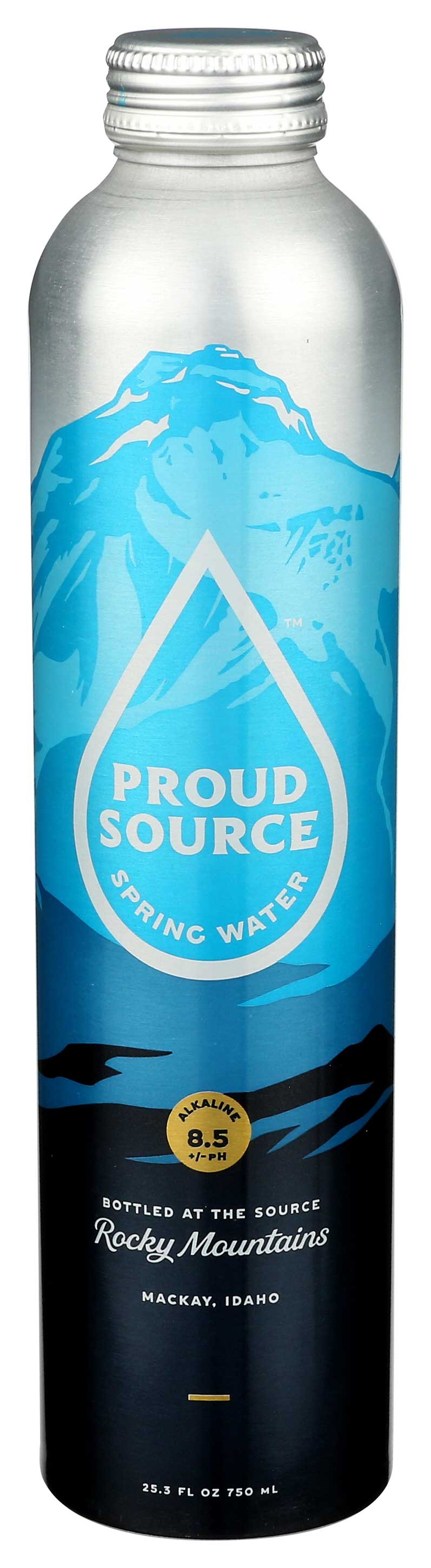 Proud Source Rocky Mountain Spring Water, 25.36 Fluid Ounce -- 12 per case