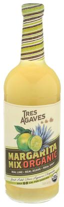 Tres Agaves Organic Lime Margarita Cocktail Mixer, 33.8 Ounce -- 12 per case