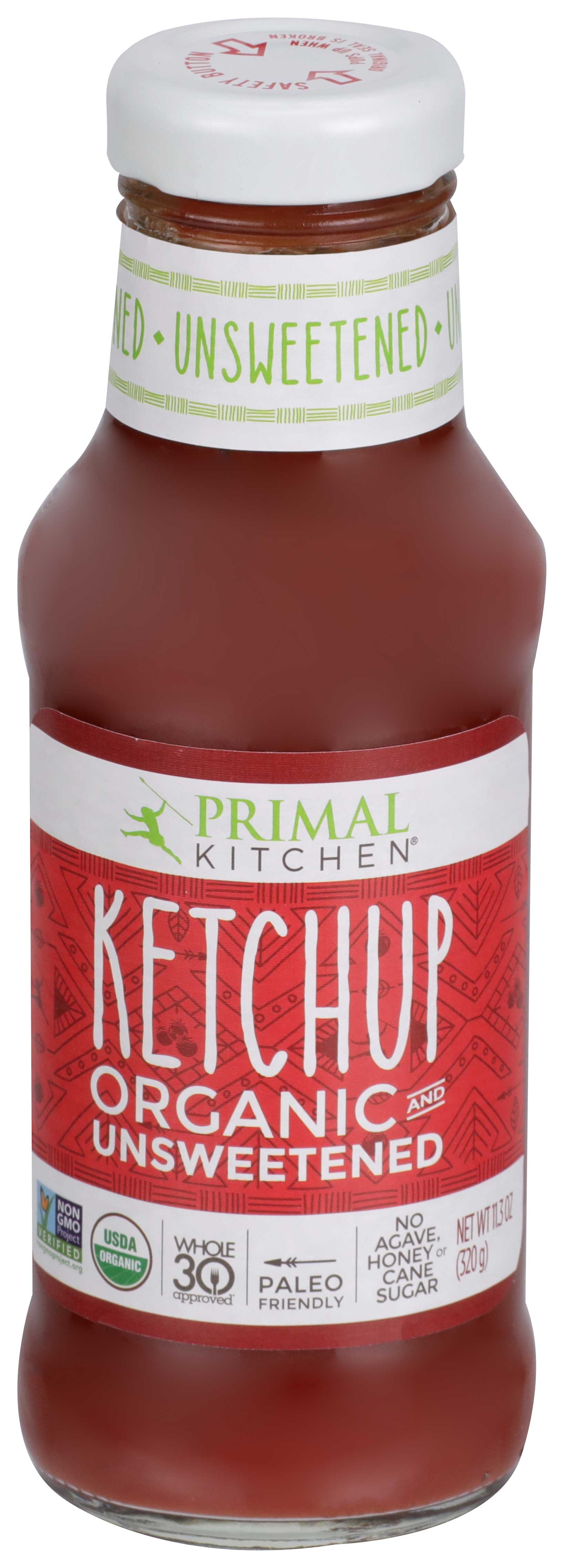 Primal Kitchen Organic Unsweetened Ketchup, 11.3 Ounce -- 12 per case