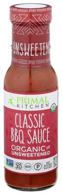 Primal Kitchen Organic and Unsweetened Classic BBQ Sauce, 8.5 Ounce -- 6 per case