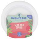 Repurpose Bagasse Heavy Duty Compostable Plate, 6 inch - 20 count per pack -- 24 packs per case