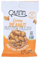 Quinn Creamy Peanut Butter Filled Pretzel Nuggets, 1.5 Ounce -- 8 per case