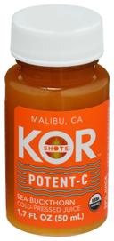 Kor Shots Organic Potent-C Shot, 1.7 Fluid Ounce -- 12 per case