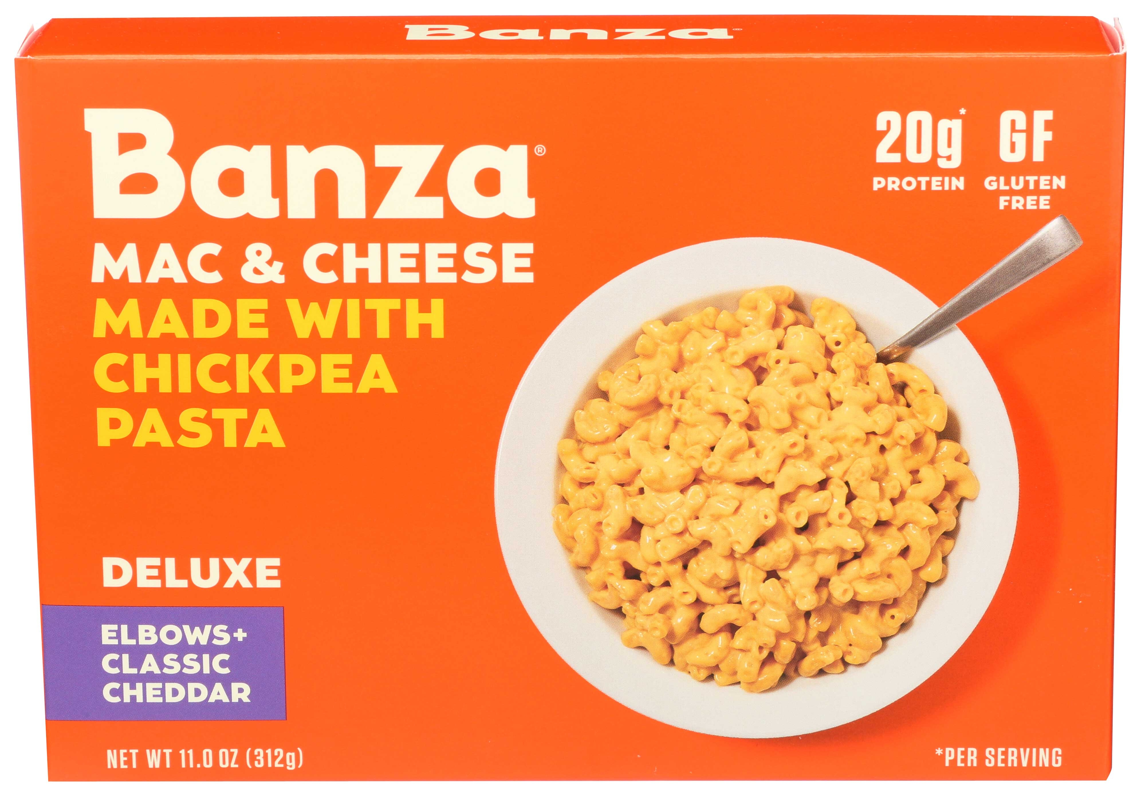 Banza Deluxe Cheddar Mac and Cheese, 11 Ounce -- 6 per case