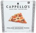 Cappellos Italian Sausage with Roasted Red Peppers Pizza, 12 Ounce -- 6 per case