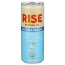Rise Brewing Organic Oat Milk Vanilla Nitro Cold Brew Latte, 7 Fluid Ounce -- 12 per case