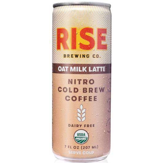 Rise Brewing Oat Milk Nitro Cold Brew Latte, 7 Fluid Ounce -- 12 per case