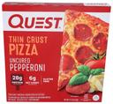 Quest Nutrition Gluten Free Uncured Pepperoni Thin Pizza Crust, 11.4 Ounce -- 6 per case