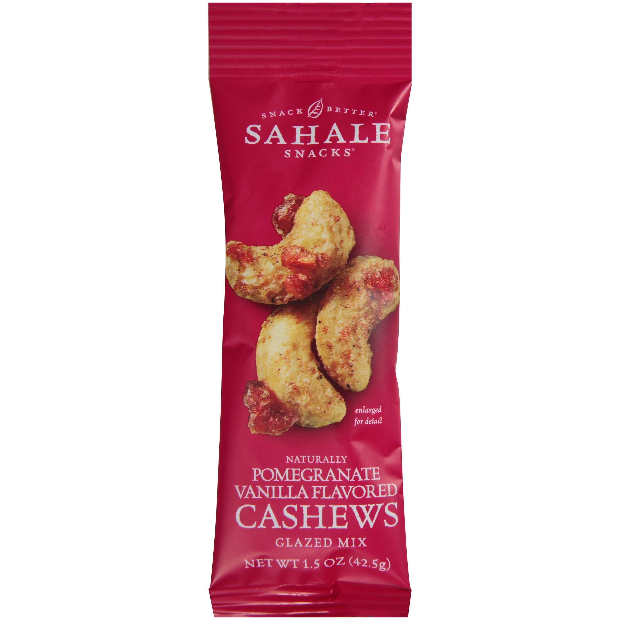 Sahale Snacks Cashews with Pomegranate Plus Vanilla Glazed Nuts, 1.5 Ounce -- 18 per case