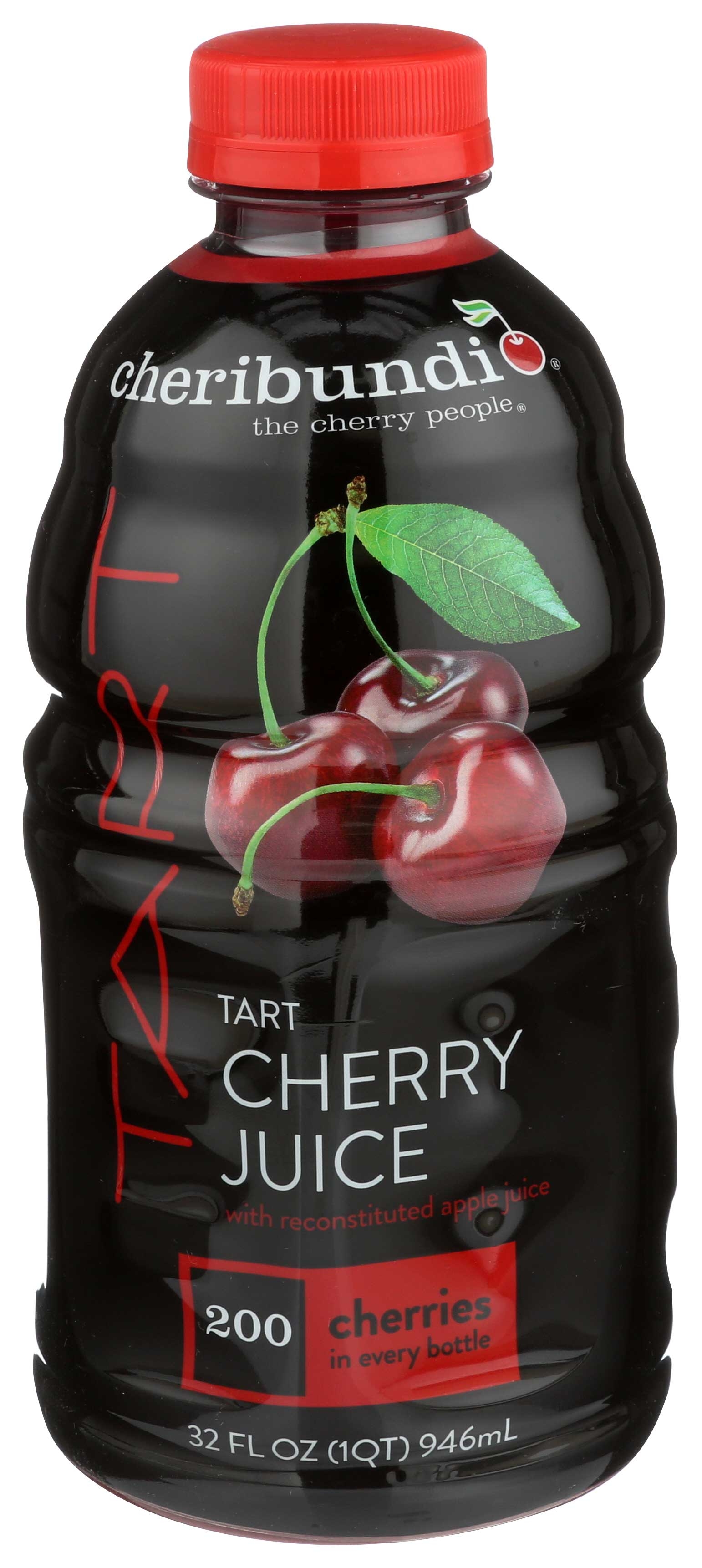 Cheribundi Tru Cherry Tart Juice, 32 Ounce -- 6 per case.