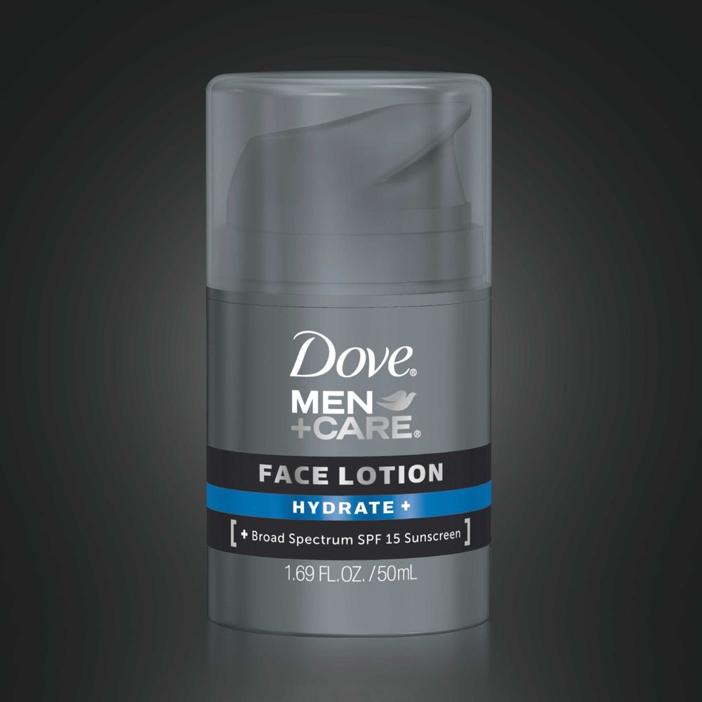 Dove Men Plus Care Hydrate Plus SPF 15 Face Lotion, 1.69 Ounce -- 12 per case