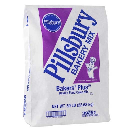 Pillsbury Devils Food Cake Mix, 50 Pound -- 1 Case