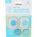 Dr Tungs Fresh Mint Adult Snap On Toothbrush Sanitizer - 2 count per pack -- 6 packs per case