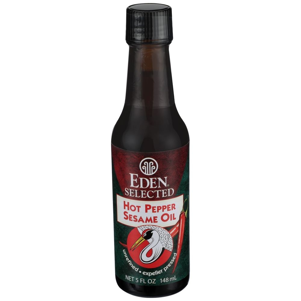 Eden Hot Pepper Sesame Oil, 5 Fluid Ounce -- 12 per case