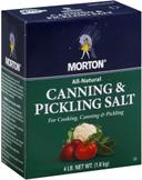 Morton Canning and Pickling Salt, 4 Pound -- 9 per case