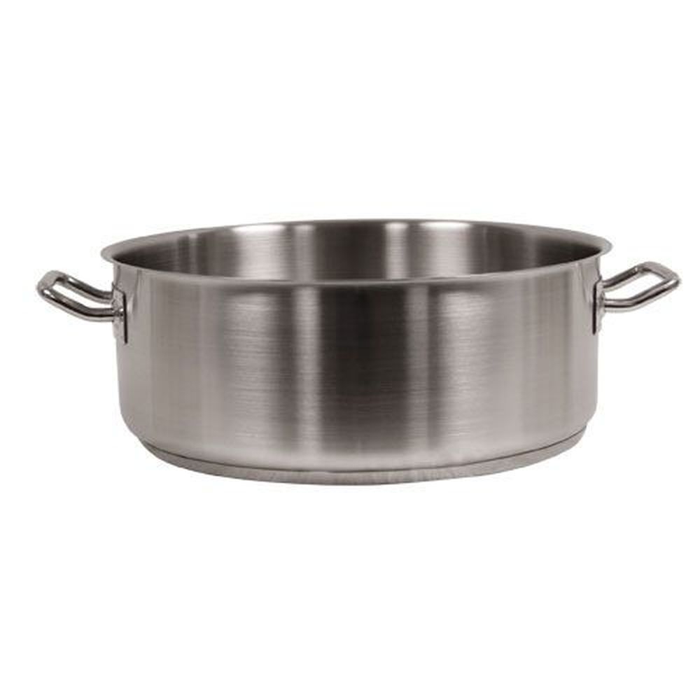 Vollrath 3810 Optio Stainless Steel Natural Finish Brazier, 10 Quart Capacity