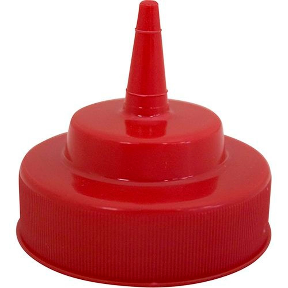 Vollrath 4913-02 Traex Red Single Tip Replacement Cap for Wide Mouth Squeeze Dispenser