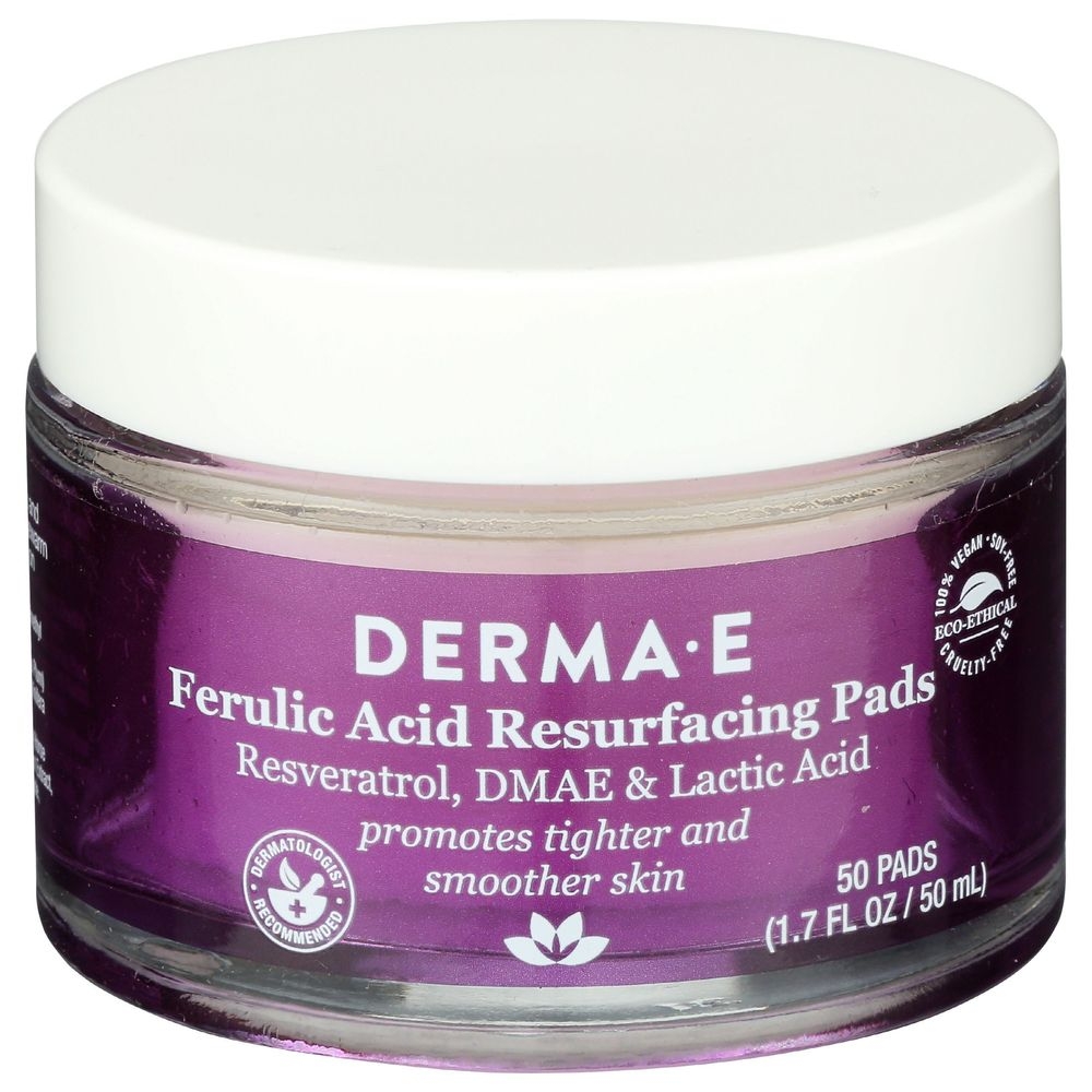 Derma E Ferulic Acid Resurfacing Pads, 50 count