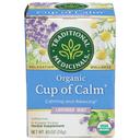 Traditional Medicinals Organic Cup Of Calm Lavender Mint Herbal Tea, 16 tea bags -- 6 per case