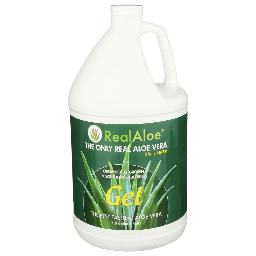 Real Aloe Farm Fresh Aloe Vera Gel, 1 Gallon