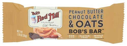 Bobs Red Mill Peanut Butter Chocolate and Oats Bar, 1.76 Ounce -- 12 per case