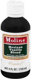 Molina Mexican Original Vanilla Blend Extract, 4 Ounce -- 12 per case