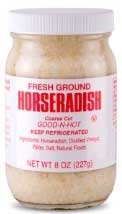 Silver Spring Fresh Ground Coarse Cut Horseradish, 8 Ounce -- 6 per case