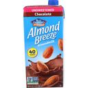Almond Breeze Unsweetened Chocolate Almond Milk, 32 Ounce -- 12 per case.
