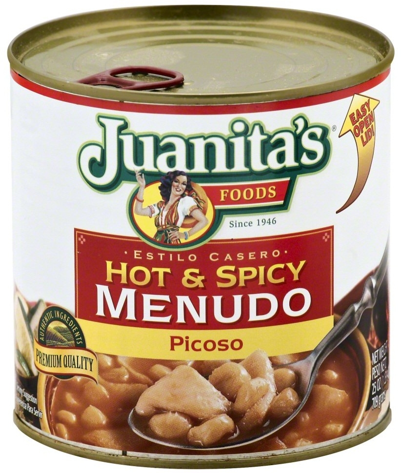 Juanitas Hot and Spicy Menudo, 25 Ounce -- 12 per case
