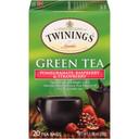 Twinings Pomegranate Raspberry and Strawberry Green Tea, 20 tea bags per pack -- 6 per case
