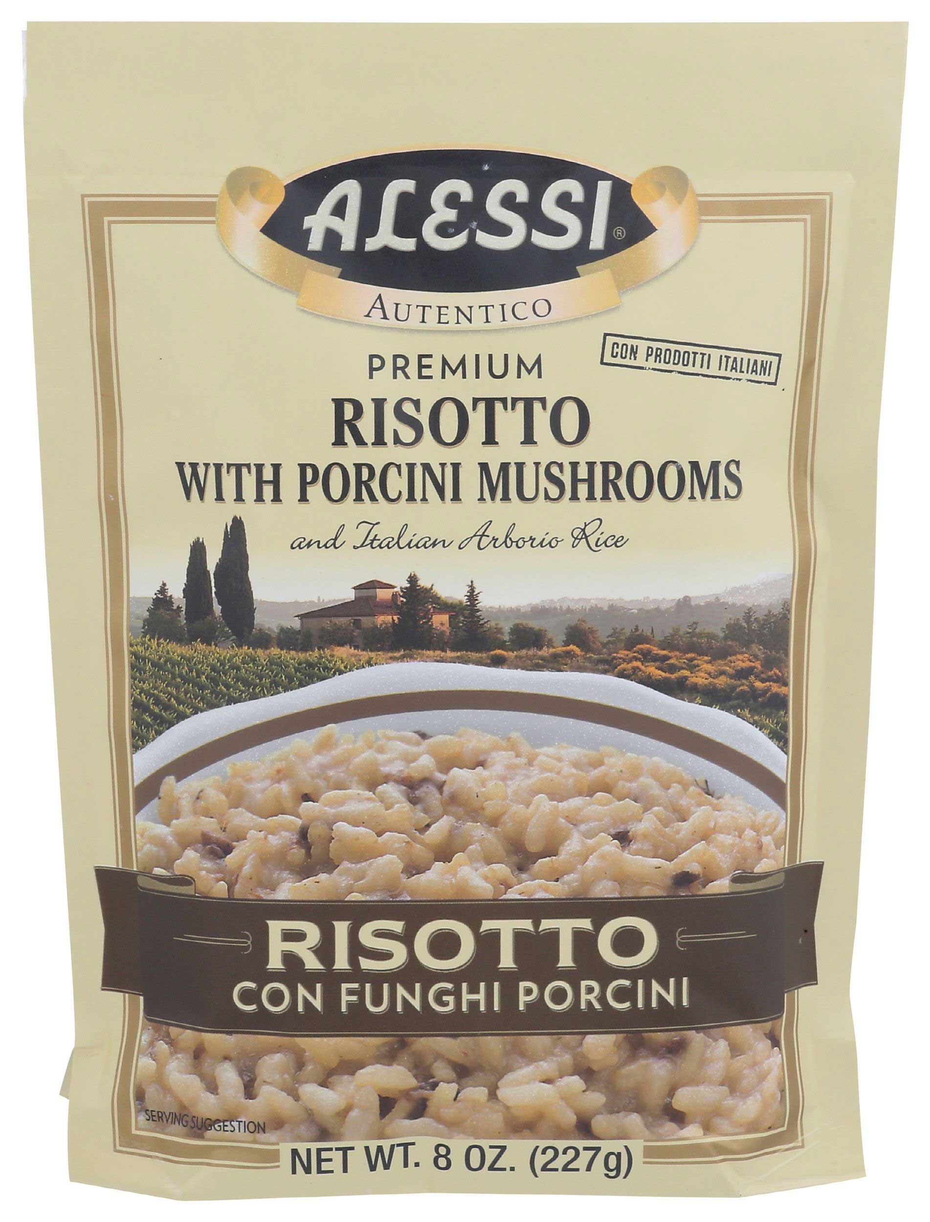 Alessi Al Funghi Risotto with Porcini Mushrooms, 8 Ounce -- 6 per case