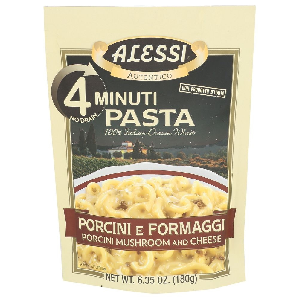 Alessi Porcini E Formaggi Quick 4 Minute Pasta, 6.35 Ounce -- 6 per case